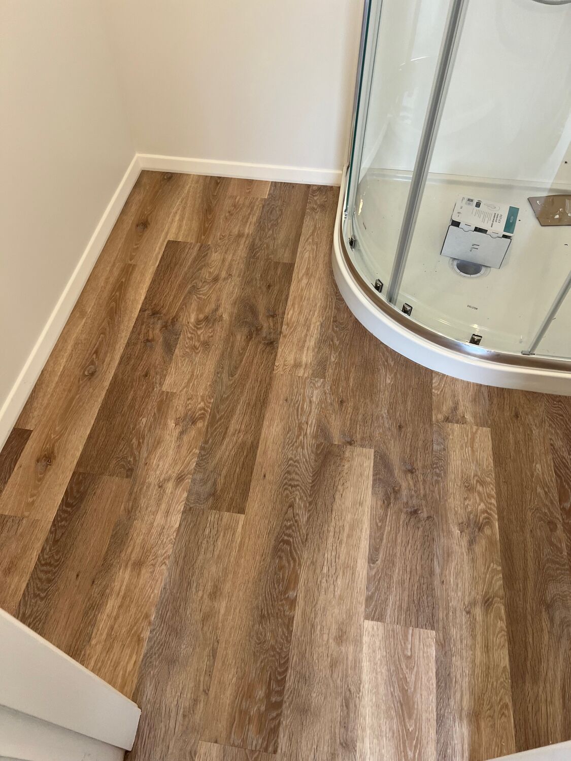 Timber flooring by a window